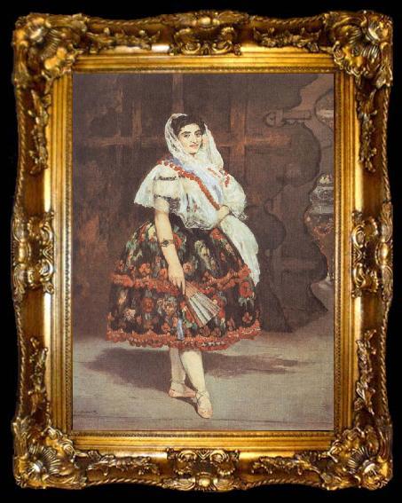 framed  Edouard Manet Lola de Valence, ta009-2